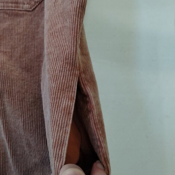 Berry N Cream Two Tone Pink Corduroy Shacket Size M - Picture 4 of 12